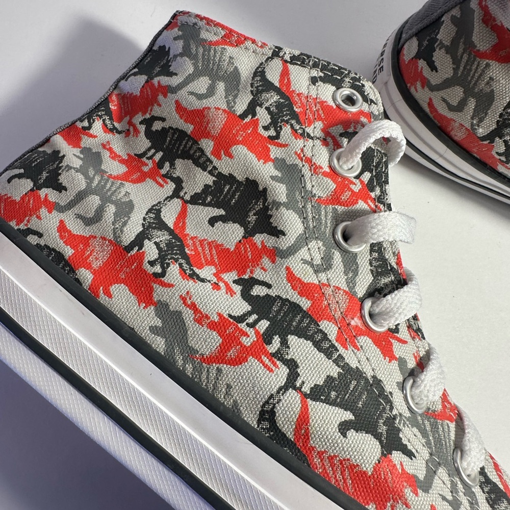 Converse All Star High GS 'Dino Daze - Mouse Dinosaur Sneakers Hi tops - Picture 6 of 12